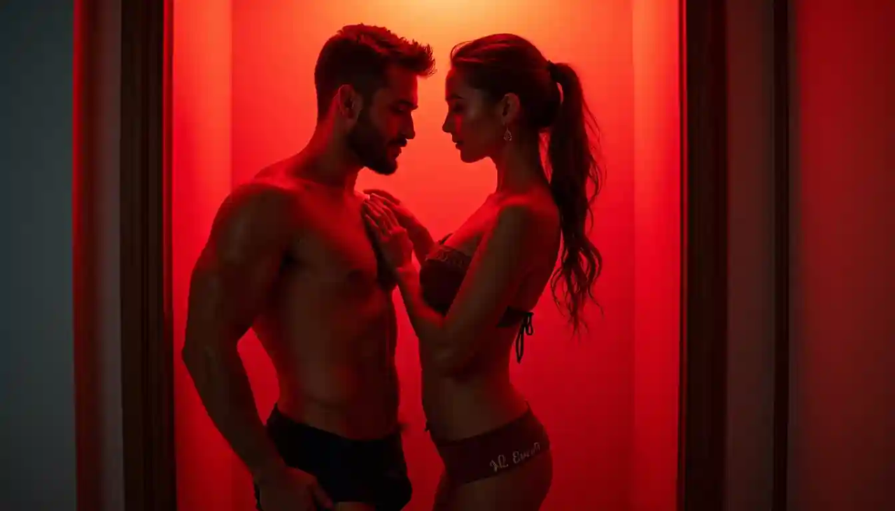 KL Escort Girl Escort girl and man in red light Escort Malay